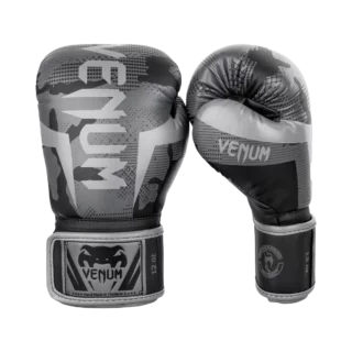 Boxerské rukavice Venum Elite černo-tmavý maskáč